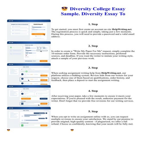 Diversity College Essay Sample. Diversity Essay To