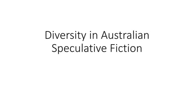 Diversity in Australian Speculative...