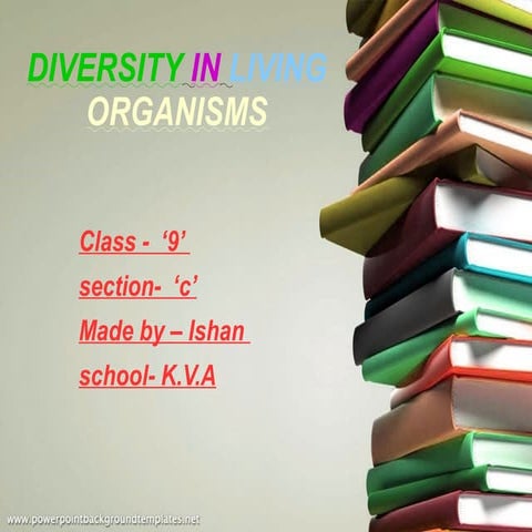 Diversity in living organisms