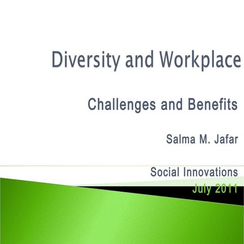 Diversity in the workplace 