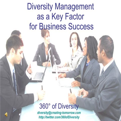 Diversity Management As A Factor Of Economic Success 0