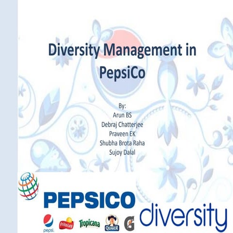 Diversity Management in Pepsi Co