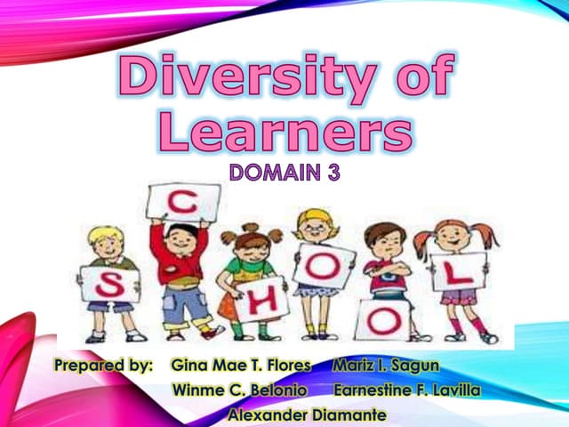 Diversity of learners
