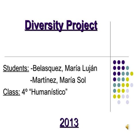 Diversity project 