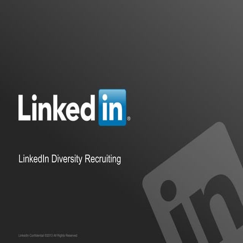 LinkedIn is awesome for diversity recruiting