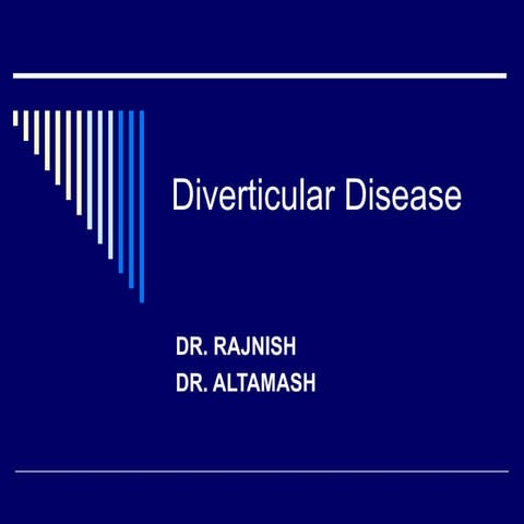 Diverticular disease of colon