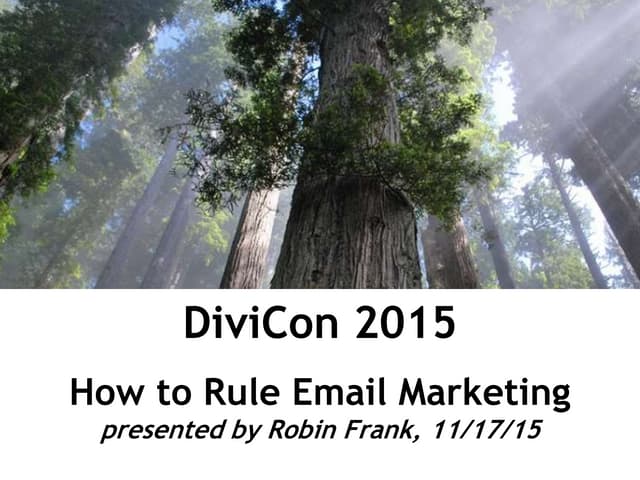 DiviCon: Email Marketi 11/1715