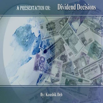 Dividend Decisions