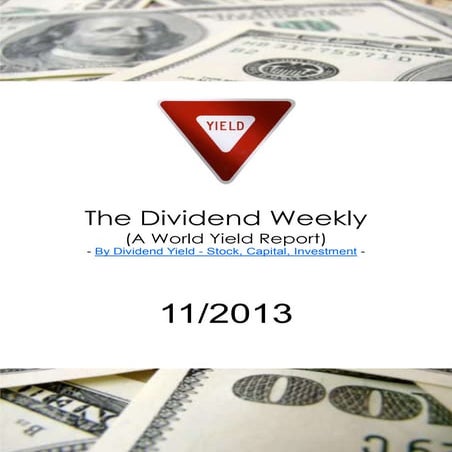 Dividend weekly 11 2013 By http://long-term-investments.blogspot.com