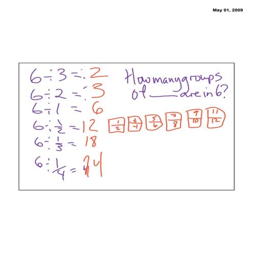Dividing Fractions 1