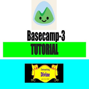 How to use Basecamp