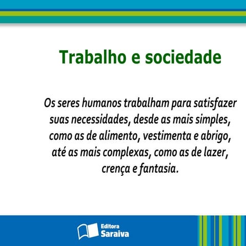 Slides da aula de Sociologia (Luciano) sobre Divisão Social do Trabalho