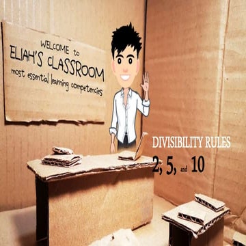 Divisibility Rules for  2, 5 and 10