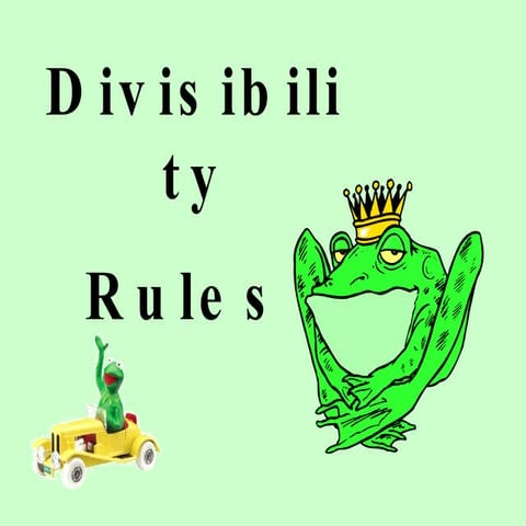 Divisibility Rules