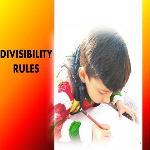 Divisibility rules (tests)