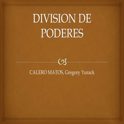 Division de poderes 