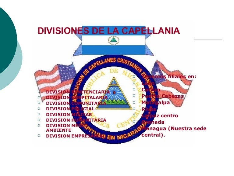 Divisiones De La Capellania
