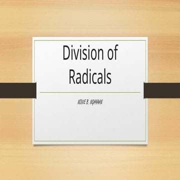 Division of Radicals grade 9 lesson.pptx