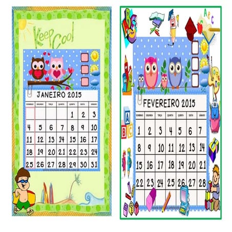 Divisórias-  meses-  agenda educação infantil