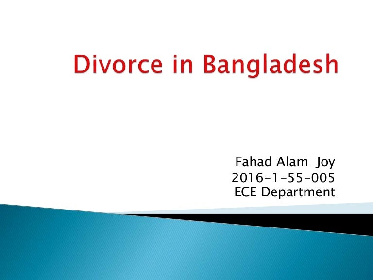 Divorce in bangladesh