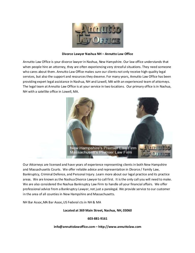 Divorce lawyer nashua nh annutto law office