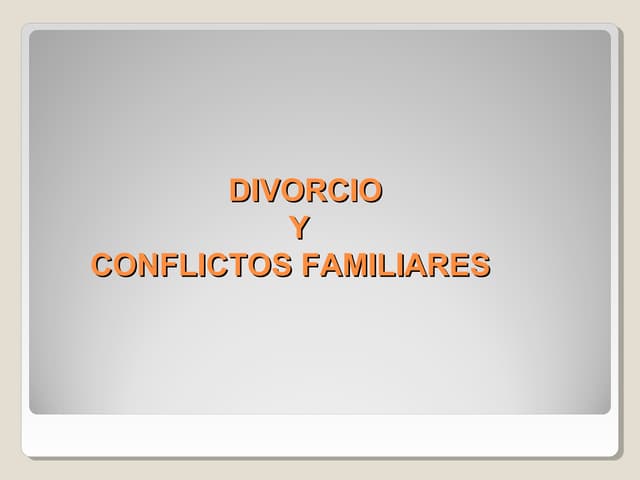 Divorcio