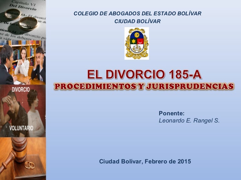 El Procedimiento de Divorcio 185-A en Venezuela. Abogado. Procedimien…