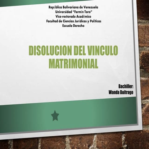 Divorcio wanda procedimientos civiles