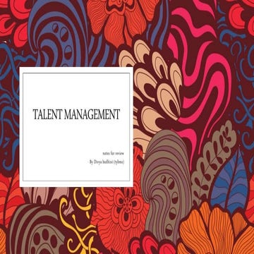 talent management (hrm)