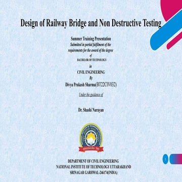 Divya Summer Training ppt.pptx bridge engineering