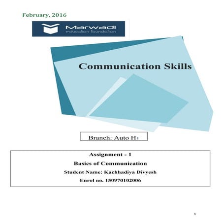 Communication Skills