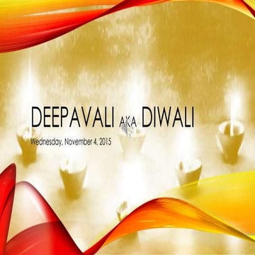 Diwali, Festival of Lights