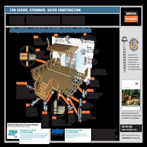 Simpson Strongtie Deck and Patio System