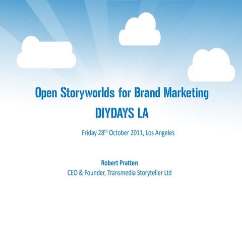 Open Storyworlds for Brand Marketing
