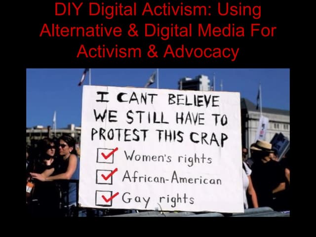 DIY Digital Activism