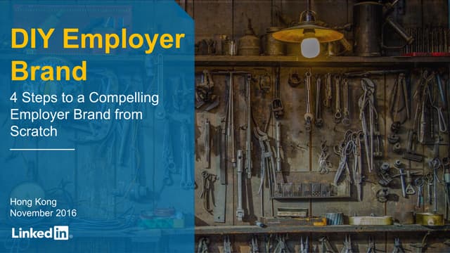 DIY Employer Brand: 4 Steps to a Co...