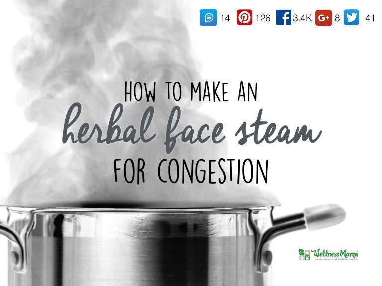 DIY Herbal Face Steam for Congestion