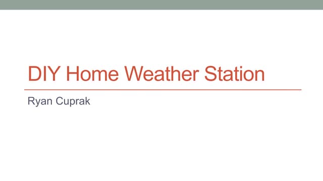 DIY Home Weather Station (Devoxx Poland 2023)