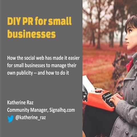 DIY PR for Small Businesses
