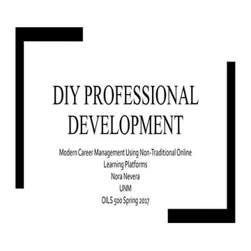 DIY Professional Development