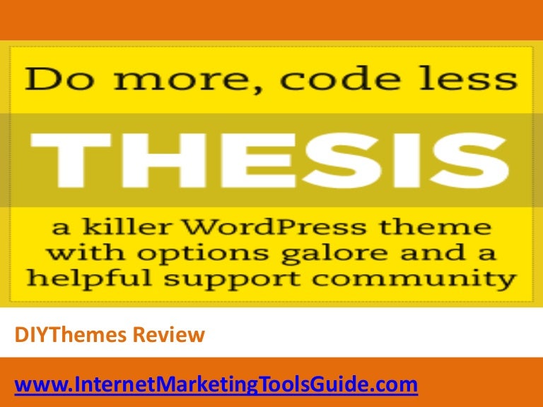 Diy thesis theme tutorials
