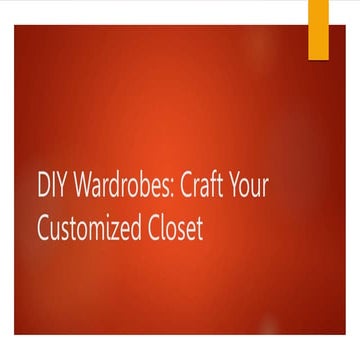 Wardrobe designs | PPTX