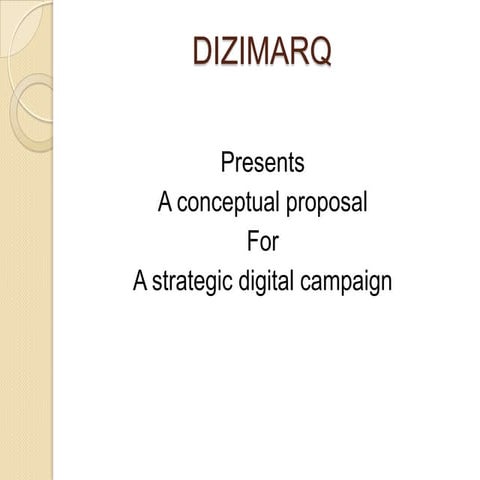 Dizimarq presents
