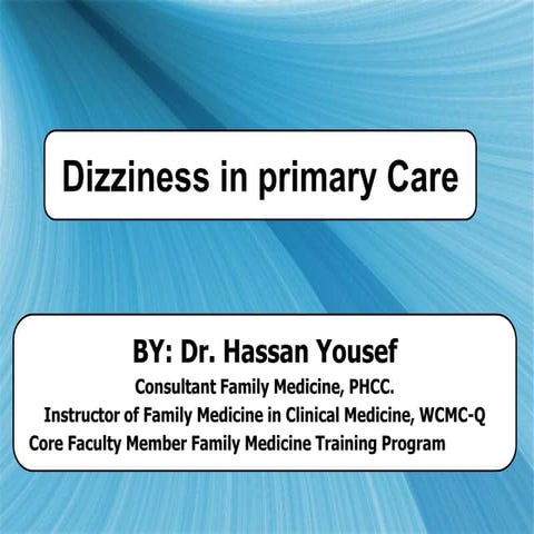 Dizziness