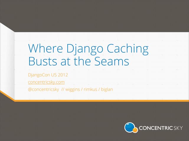 Where Django Caching Bust at the Seams