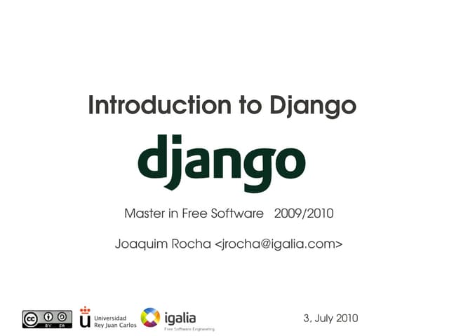 Django introduction