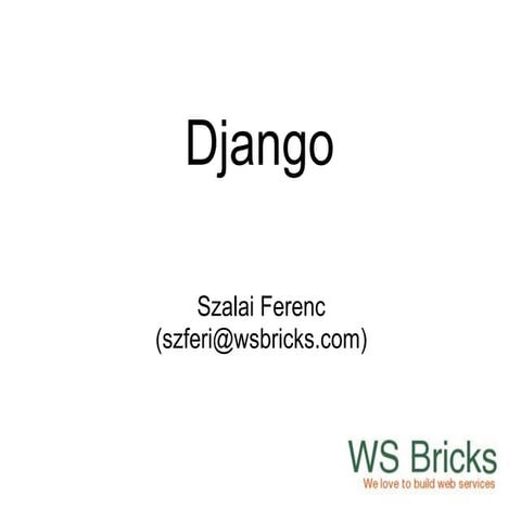 Django tutorial 2009