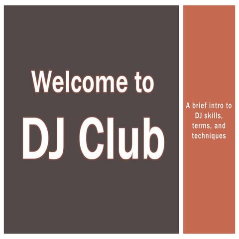 Dj club powerpoint   intro
