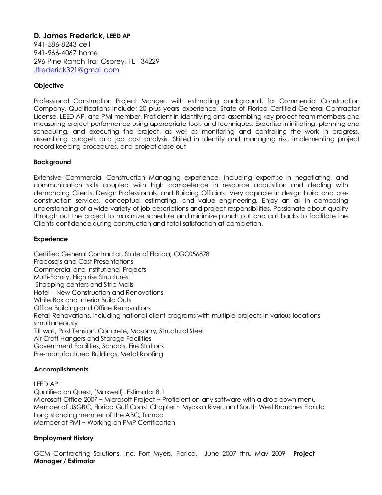 resume outline pdf
