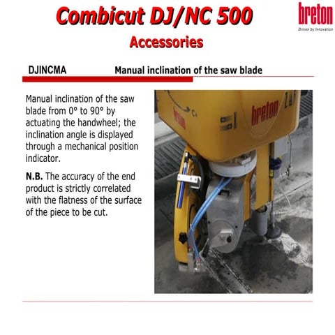 Combicut DJ/NC Accessories | PPT